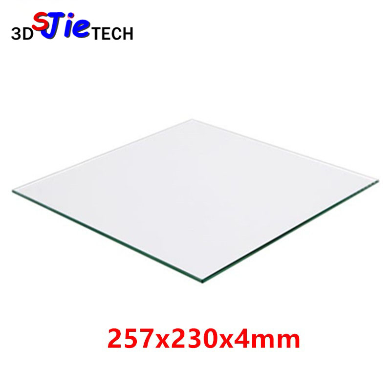 3D Printer Bed - 257x230x4mm UM2 Piastra di costruzione in