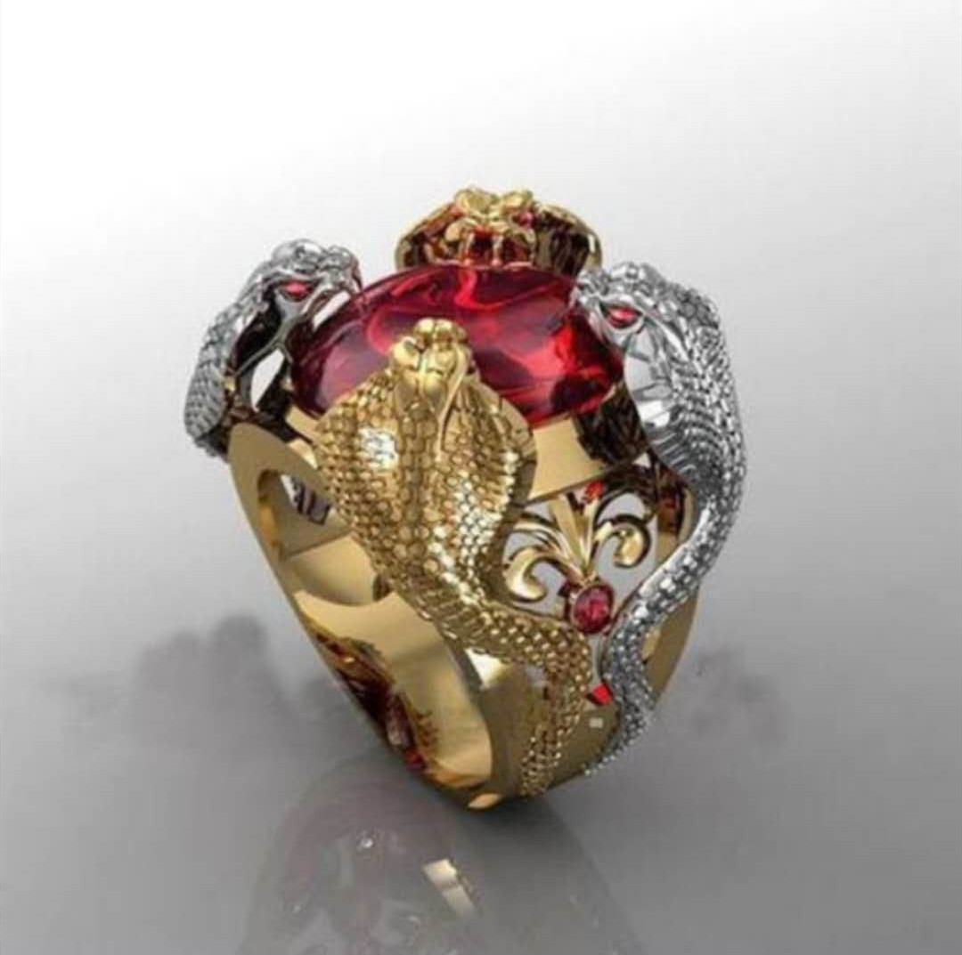 Cobra Extruder - Anello da dito con corona di