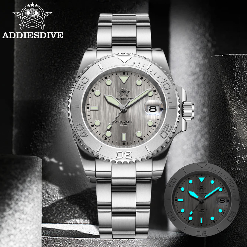 Glass Bed - ADDIESDIVE AD2087 Orologio da uomo Impermeabile