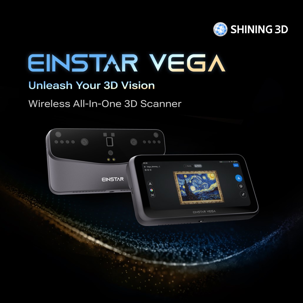 Scanner 3D Portatile Shining E - Handheld 3D Scanner High Precision recensione e prezzo