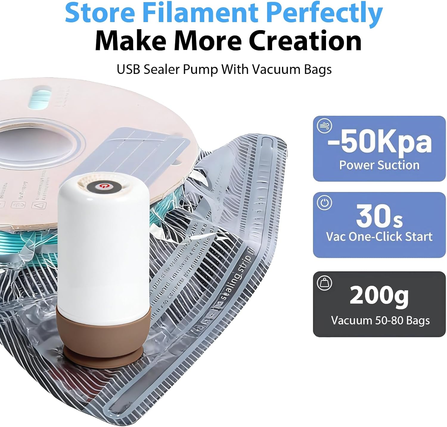 Sacchetti di Stoccaggio per Fi - Abs Filament recensione e prezzo