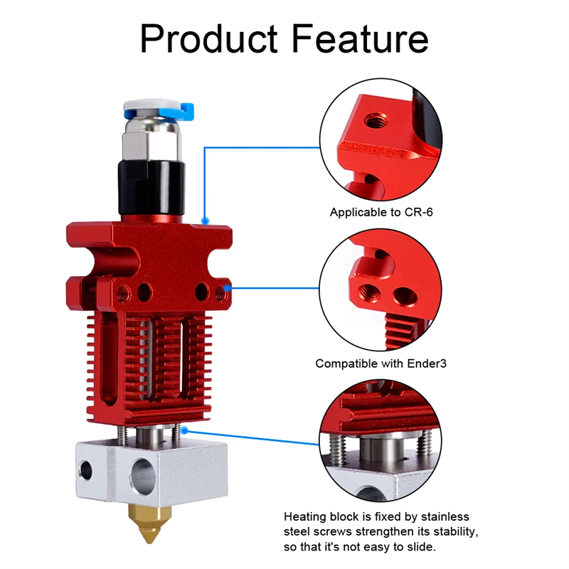 Parti della stampante 3D CR6 S - Direct Drive Extruder recensione e prezzo