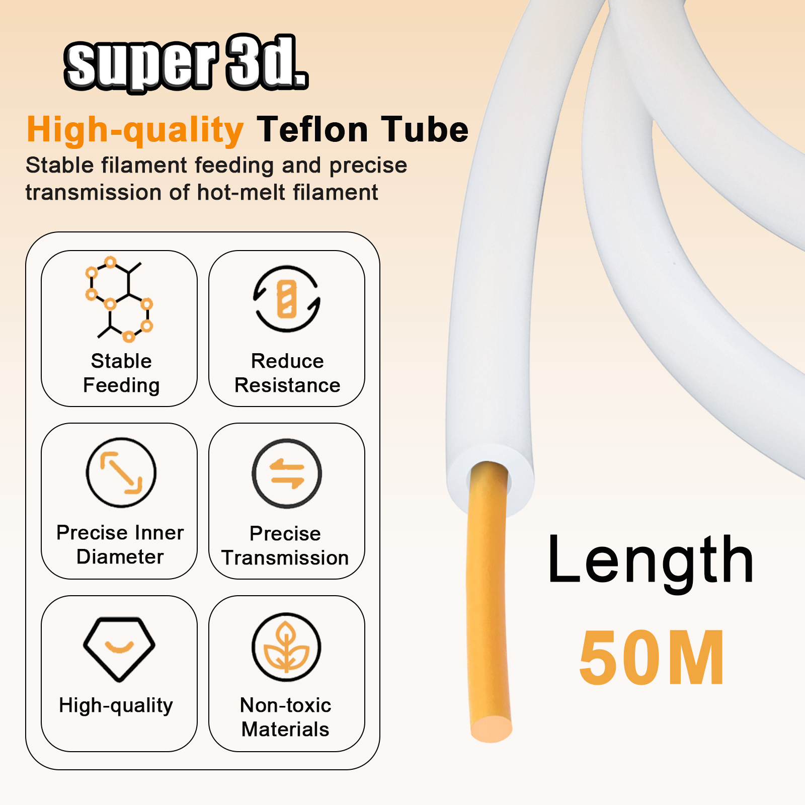 Tubo PTFE Bambu Lab 1/2/50M, I - Bowden Tube recensione e prezzo