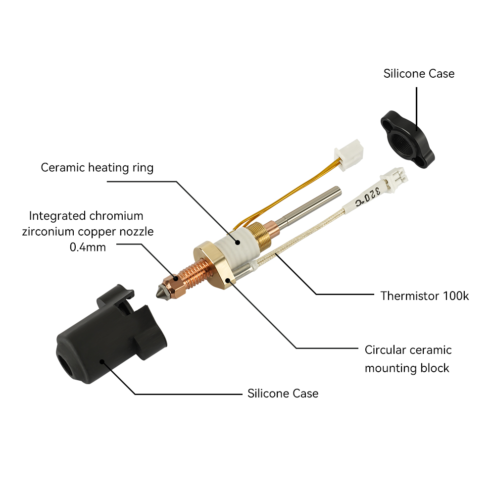 Hotend Per Creality K1C K1 MAX - High Flow Ceramic Hotend recensione e prezzo
