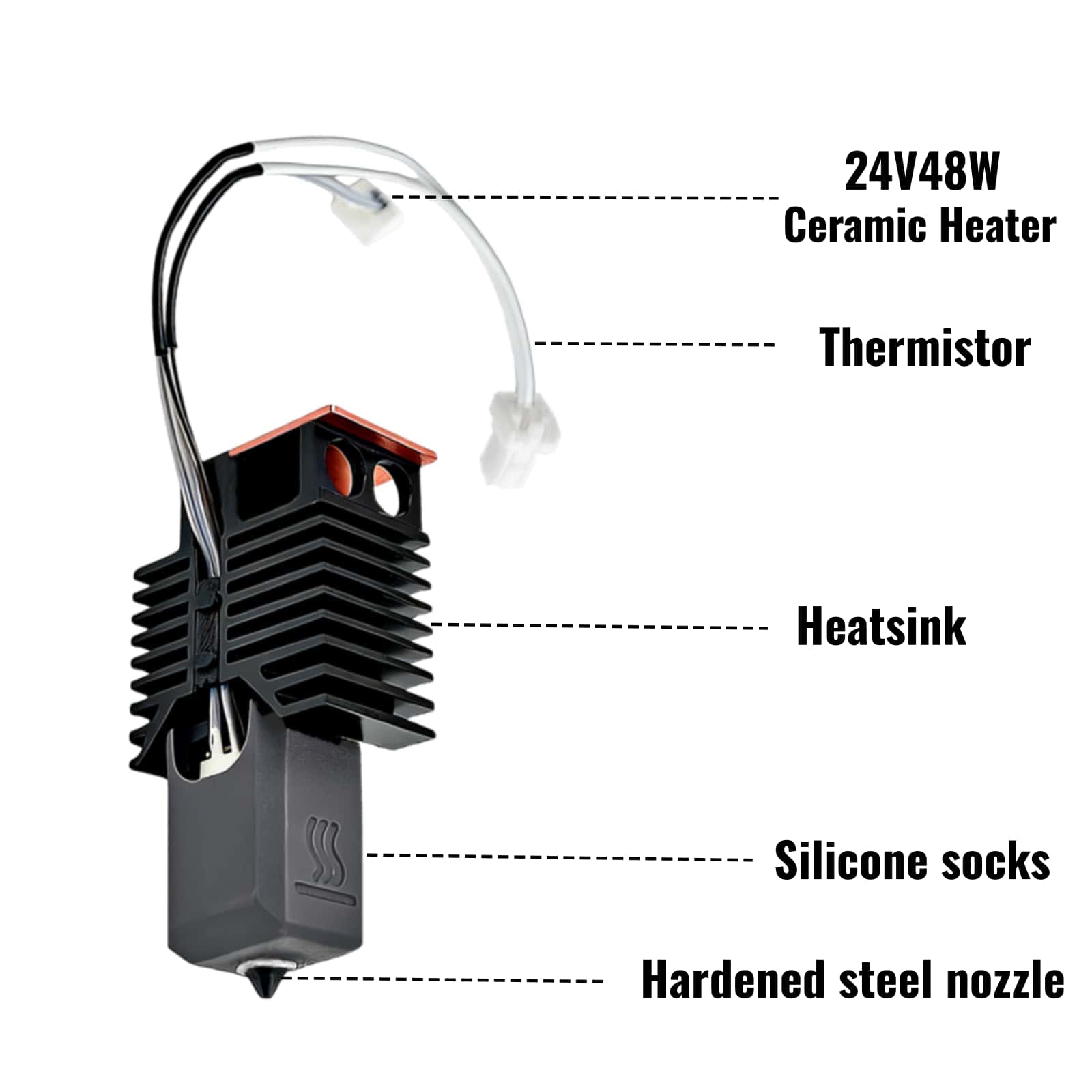 Kit Hotend Snapmaker U1 24V 48 - High Flow Ceramic Hotend recensione e prezzo