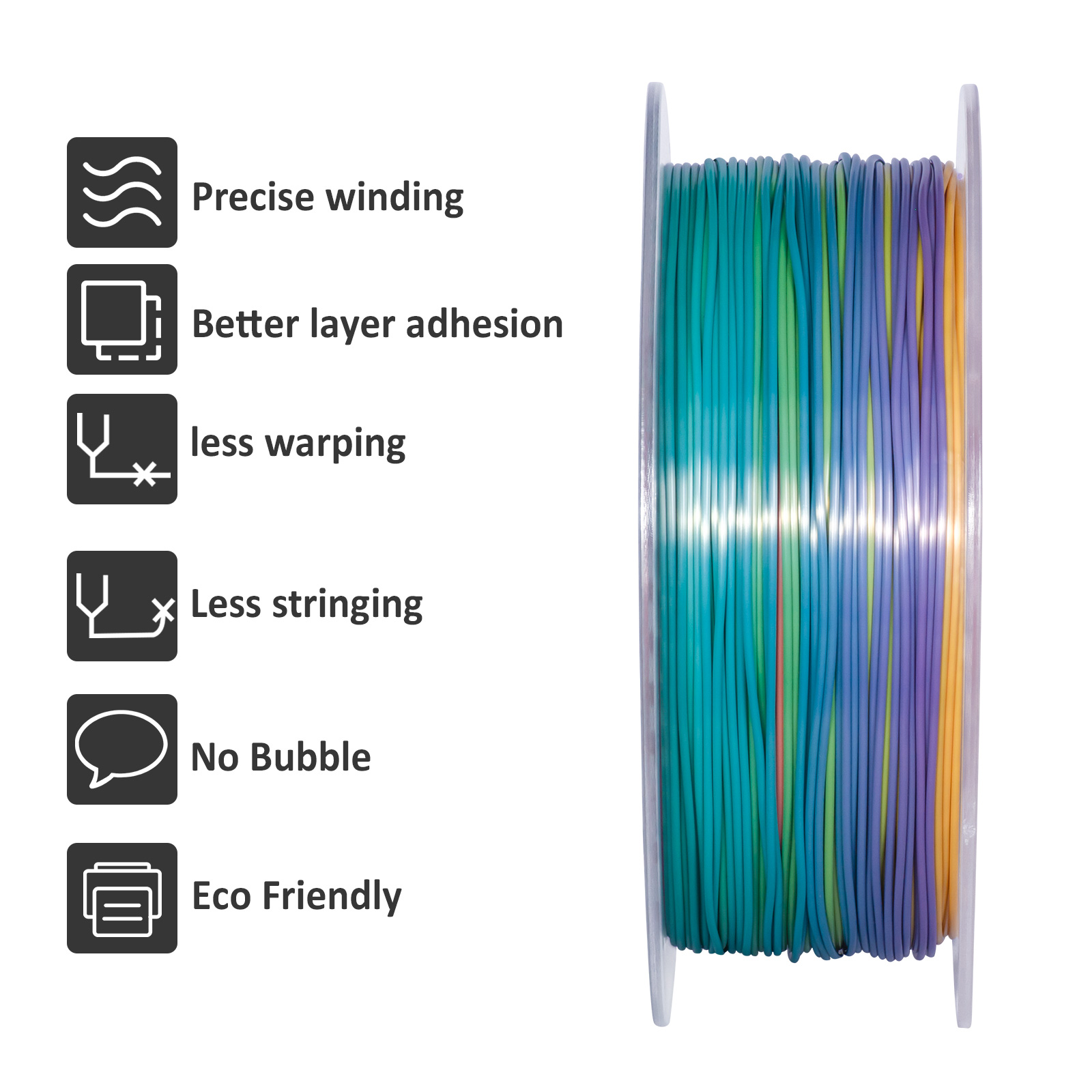 GEEETECH Filamento PLA di seta - Filament 1.75 recensione e prezzo