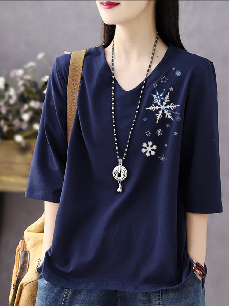 T-shirt da donna in puro coton - Resin Vat recensione e prezzo