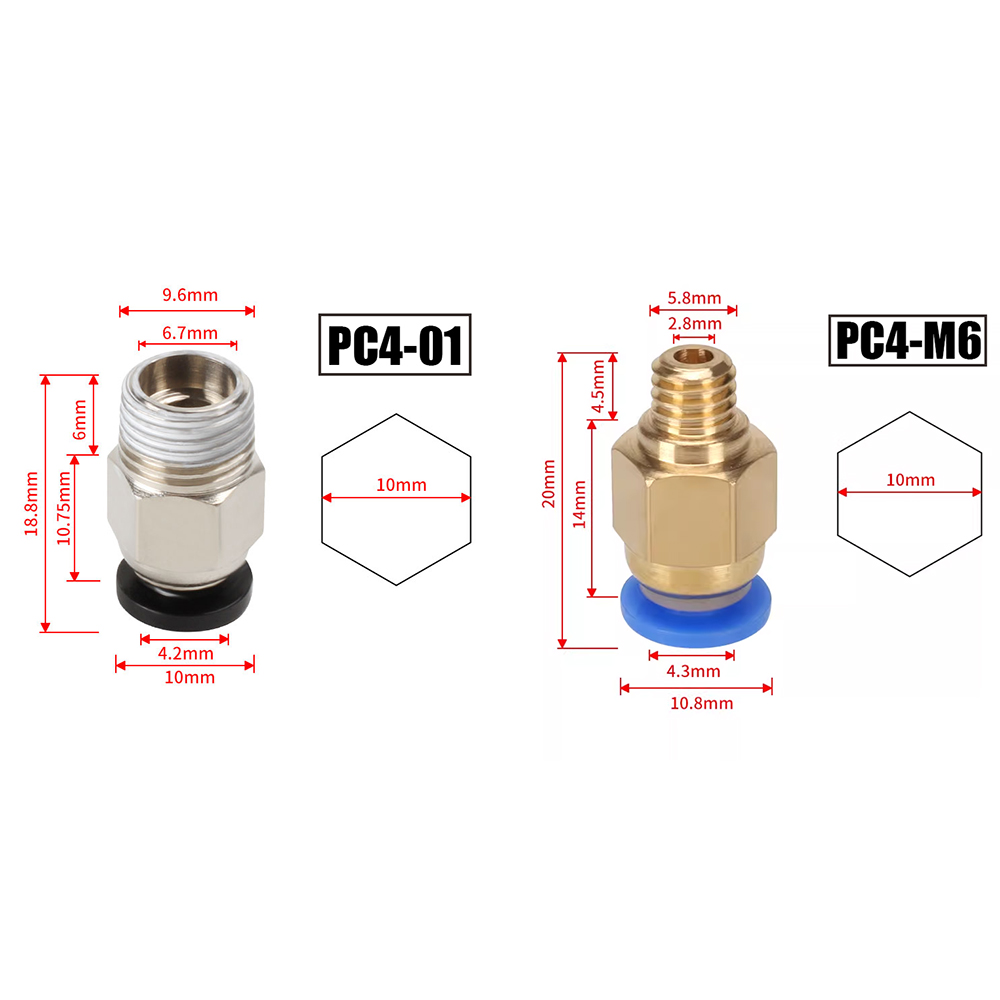 10 Pezzi/Lotto Connettore Pneu - Bowden Tube recensione e prezzo