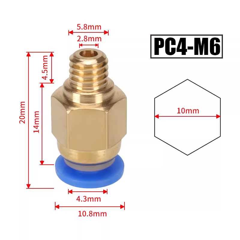 10 Pezzi/Lotto Connettore Pneu - Bowden Tube recensione e prezzo
